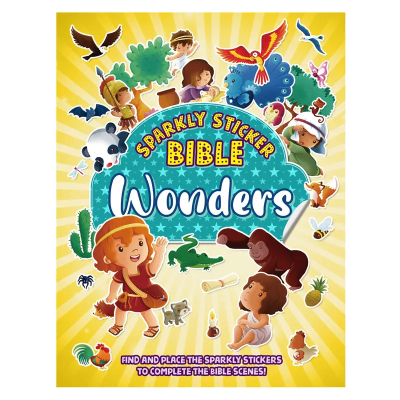 Wonders Sparkly Sticker Bible – Engaging Storybook With Adhesive Decorations 1
