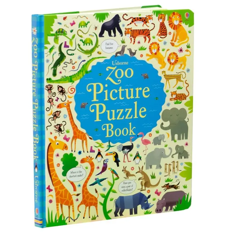 Zoo-Themed Picture Puzzle Book For Early Learners 1