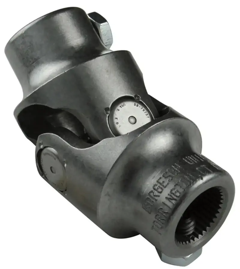 Borgeson 014352 Steel Steering U-Joint – 1"-48 Spline To 1" Double-D Shaft Compatibility 1