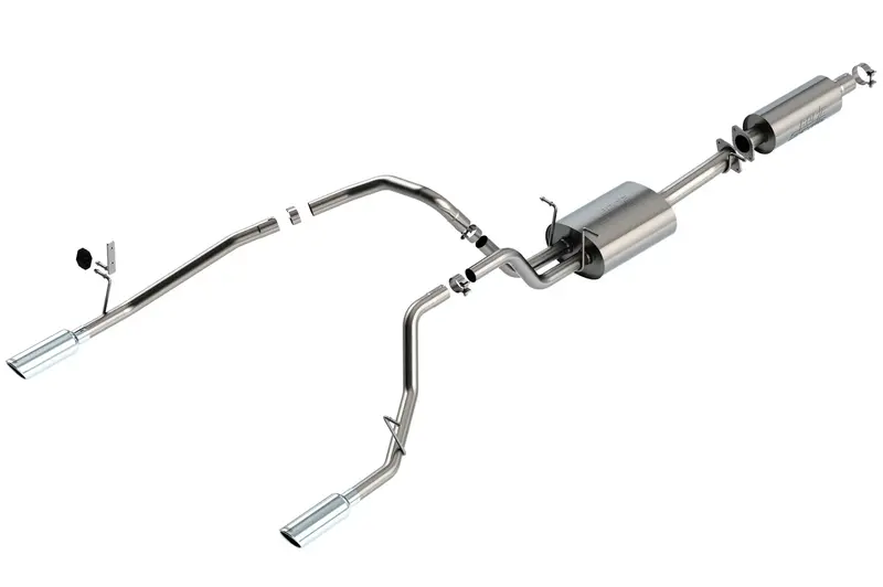 Borla 140852 Cat-Back Exhaust System – S-Type Performance Sound For Sedans & Coupes 1