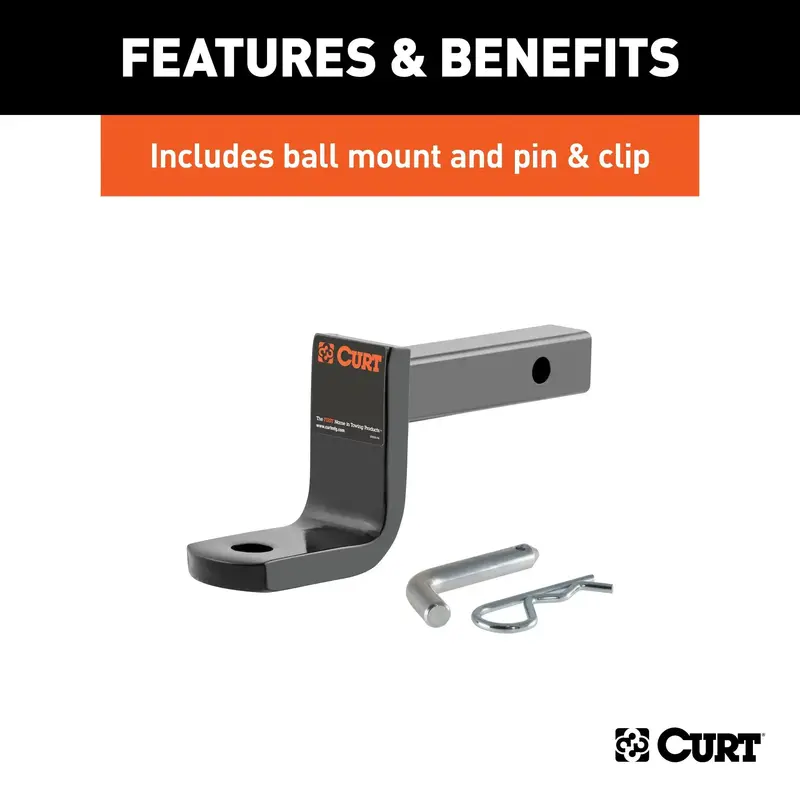 Curt Class 1 Trailer Hitch With 1-1/4" Ball Mount – Compatible With Select Jaguar X-Type Models 1