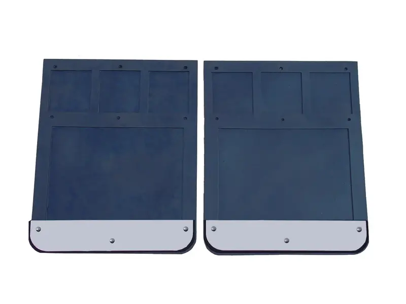 Go Industries Dual-Wheel Stainless Steel Mud Flap Set – S70736Set 1