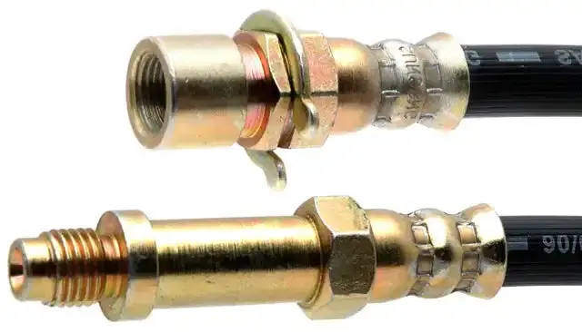 High-Pressure Hydraulic Brake Hose – Dot-Compliant Replacement For Disc Brake Systems 1