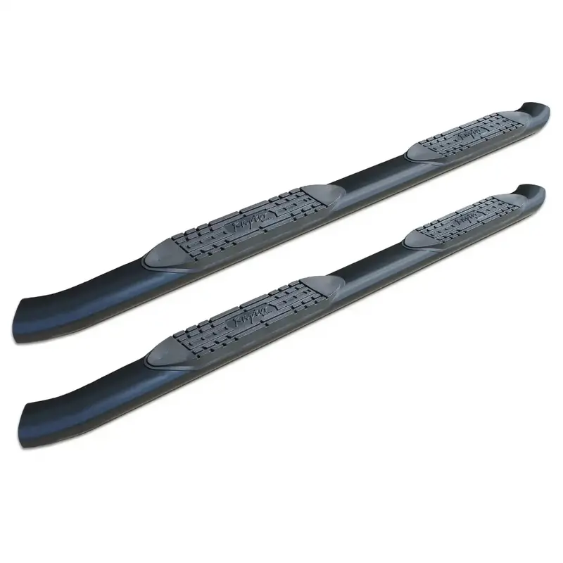Raptor Series 1601-0302B Black E-Coated Oval Step Bars For Chevy Silverado & Gmc Sierra 1