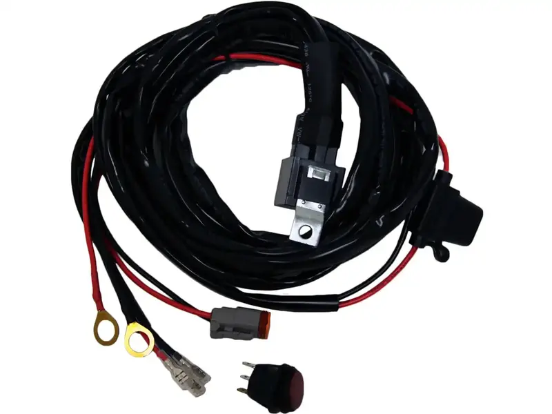 Rigid Industries Wiring Harness – Compatible With Sr-Series (20–50") And E-Series (10–30") Led Light Bars (Model 40193) 1