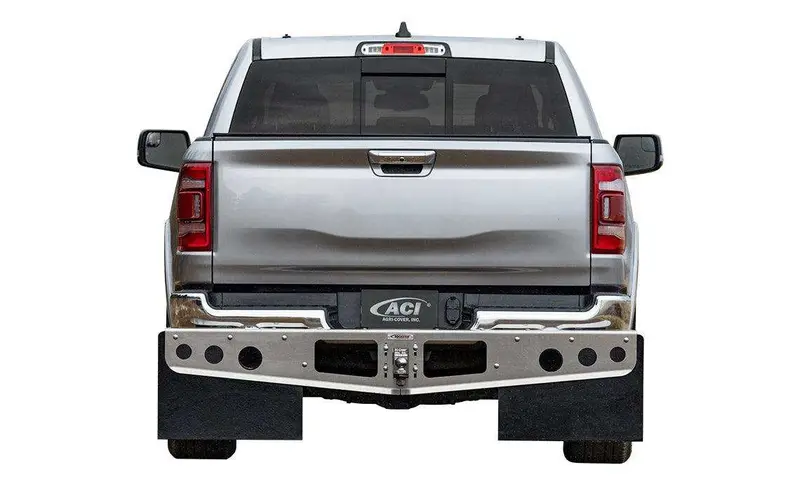 Rockstar A1010051 Hitch-Mounted Mud Flap System – Aluminum Frame With Stabilizer Plate 1