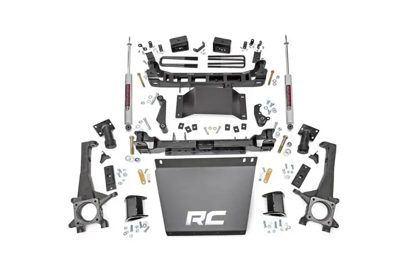 Rough Country 4-Inch Suspension Lift Kit With Shocks (Part #75720) 1