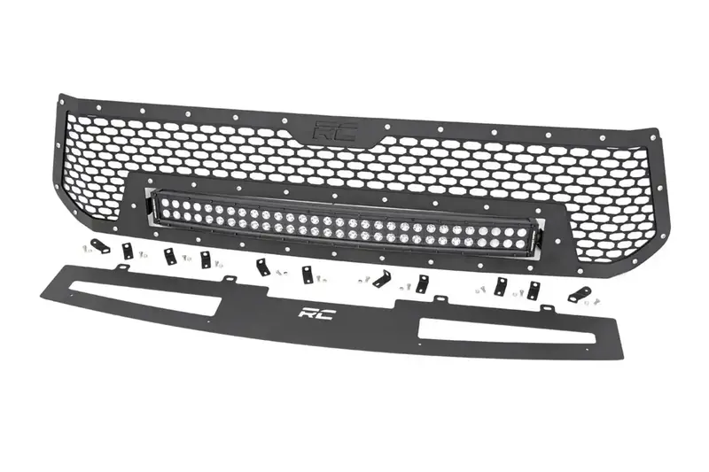 Rough Country 70226 Black Mesh Grille Replacement For Aggressive Styling 1