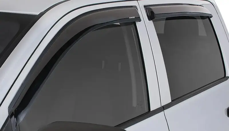Stampede Tape-Onz Sidewind Deflector — Smoke Finish, 4-Piece Set 1