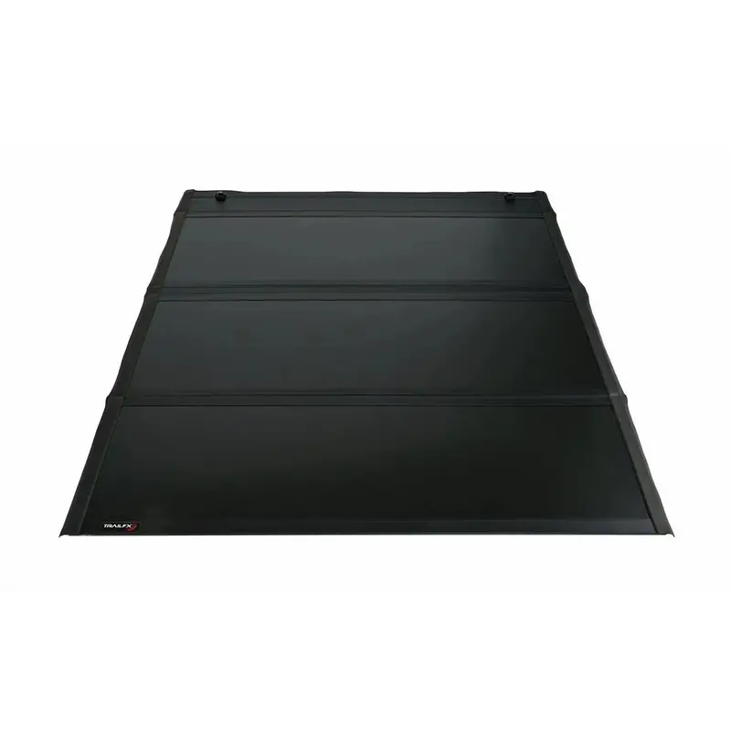 Trailfx Hard Tri-Fold Truck Bed Cover – Non-Locking Aluminum With Carpeted Underside 1