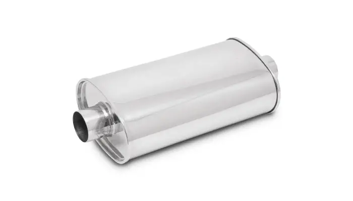 Vibrant Performance 1135 Streetpower Oval Muffler – 3.5" Center-Inlet/Center-Outlet 1