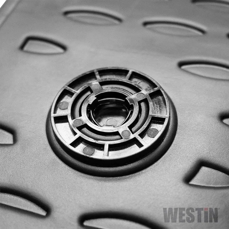 Westin Profile Floor Liners – 4-Piece Set (Front & Rear), Black Trim 1